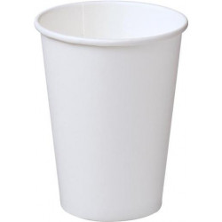 Single Wall White Paper Cups 355ml 50s