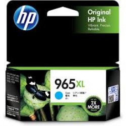 HP Genuine Ink Cartridge #965XL High Yield  Cyan - 1.6K