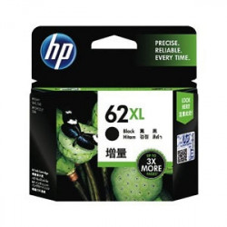 HP Genuine #62XL High Yield  Black Ink Cartridge -600pg