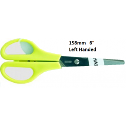Osmer Lefthanded Scissor 158mm Green Handle