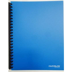 A4 Refillable Display Books Blue - 20P