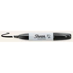 Sharpie Chisel Point Permanent marker 1.0 & 5.0 mm Black