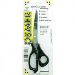 Osmer 215mm Economy Scissors Black Handle