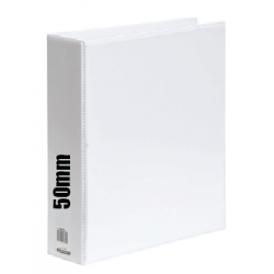 Premium Insert Binder A4 2D 50mm White