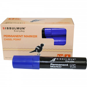 Bibbulmun 810 Permanent Marker Chisel 5-14mm Blue
