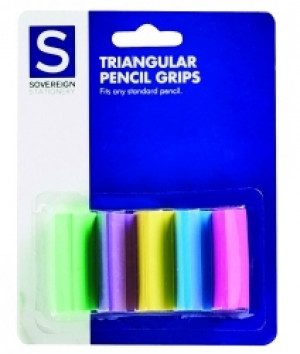 Sovereign Triangular Pencil Grips -Card of 5