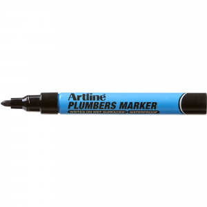 Artline Plumbers Permanent Marker Bullet 1.5mm Black