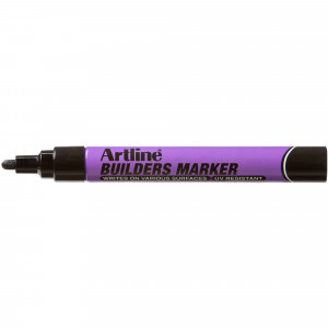 Artline Builders Permanent Marker Bullet 2.3mm Black
