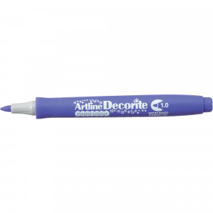 Artline Decorite Markers 1.0mm Bullet Pastel Purple Box of 12