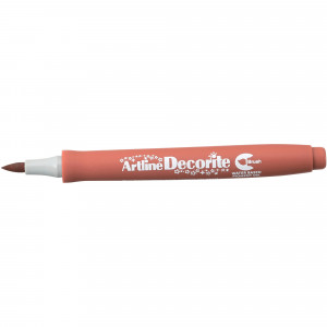 Artline Decorite Standard Markers Brush Nib Brown Box Of 12