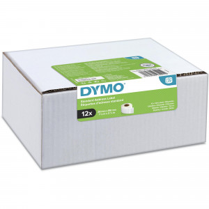 DYMO LabelWriter Standard Address Labels 28 x 89mm Pack of 12 White