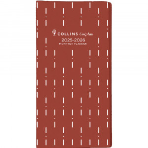Collins Colplan Planner Diary  B6/7 2 Years Month To View Red