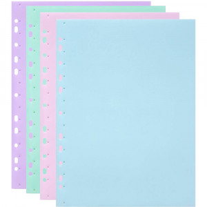 Marbig Soft Touch Binder Display Book A4 10 Pocket Pastel Assorted Box Of 24