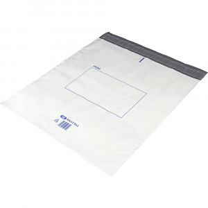 Protext Polycell Plastic Courier Bag 420mm x 450mm White Pack of 50