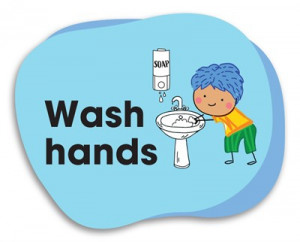 Durus School Outdoor Floor Adhesive Memory Jogger Wash Hands