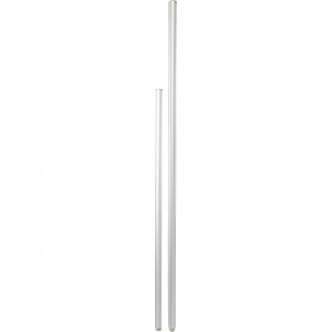 Rapidline Rapid Screen Joining Pole 1250mmH  90 Degree Silver