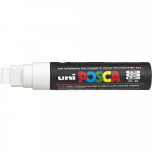 Uni Posca Paint Marker PC-17K  Extra Broad 15mm Tip  White