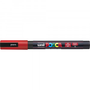 Uni Posca PC-3M Paint Marker  Fine Bullet 1.3mm Red