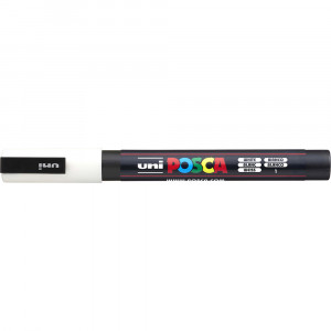 Uni Posca PC-3M Paint Marker  Fine Bullet 1.3mm White