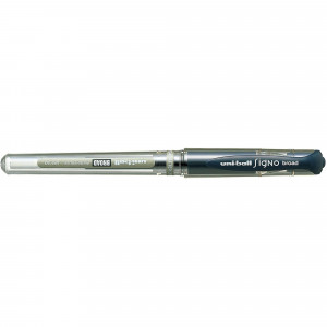 Uni-Ball UM153 Impact Signo Gel Rollerball Pen Broad 1mm Blue Black