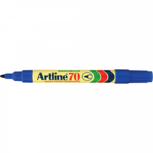 Artline 70 Permanent Marker Bullet 1.5mm Blue