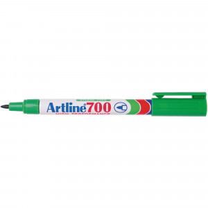 Artline 700 Permanent Markers Fine Bullet 0.7mm Green Box Of 12