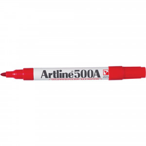 Artline 500A Whiteboard Marker Medium Bullet 2mm Red