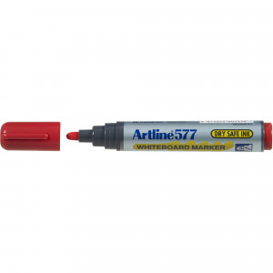 Artline 577 Whiteboard Marker Bullet 3mm Red