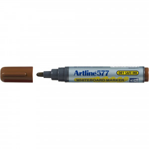 Artline 577 Whiteboard Marker Bullet 3mm Brown