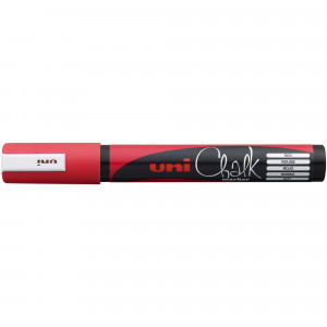 Uni Liquid Chalk Marker 2.5mm Bullet Tip Red