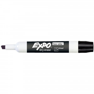 Expo Dry Erase Whiteboard Marker Chisel Black