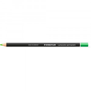 Staedtler 108 Lumocolour Glasochrom Permanent Pencil Green