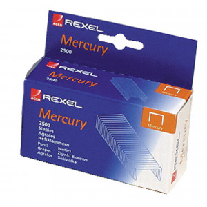 Rexel Staples Heavy Duty  For Mercury Stapler Stainless Steel Box Of 2500