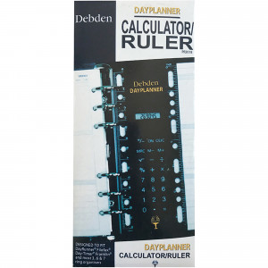 Debden Dayplanner Refill Calculator Ruler Personal Edition 172X96mm