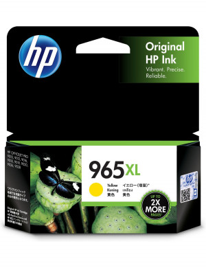 HP Genuine Ink Cartridge #965XL High Yield Yellow - 1.6K