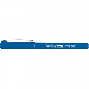 Artline 220 Fineliner Pen 0.2mm Royal Blue Pack Of 12