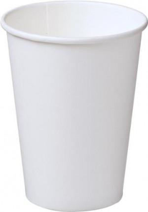 Single Wall White Paper Cups 355ml 50s