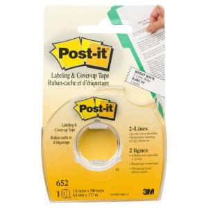Post-It Cover-Up Tape 652 2 line 8.4mm x 17.7M