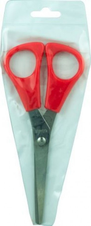 School Scissors 140mm Red (Safety Blunt Tip)