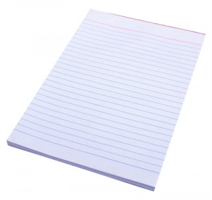 Office Notepad A4 100leaf Bank Ruled 