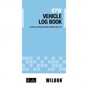 Wildon 87W Vehicle Log Book 105 x 210 mm (DL SIze)