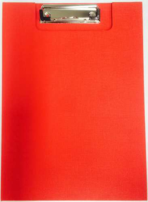 Clipfolder A4 PP with Inside Pocket - Red