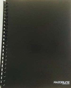 A4 Refillable Display Books Black - 20P