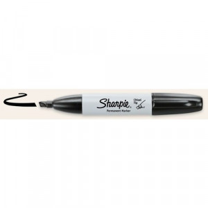 Sharpie Chisel Point Permanent marker 1.0 & 5.0 mm Black