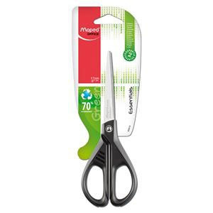 Maped Essentials "Green" Scissors - Recycled Black Handles -17cm