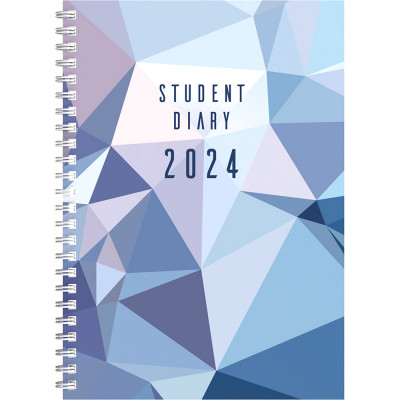 Collins Colplan Student Diary A5 Week To View Spiral Bound Geo Triangle