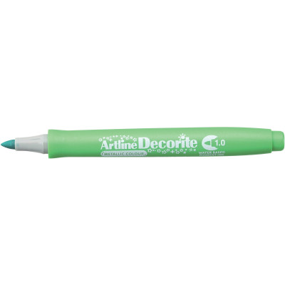 Artline Decorite Markers 1.0mm Bullet Metallic Green Box of 12