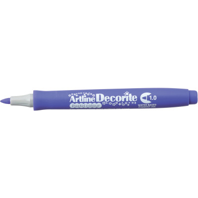 Artline Decorite Markers 1.0mm Bullet Pastel Purple Box of 12