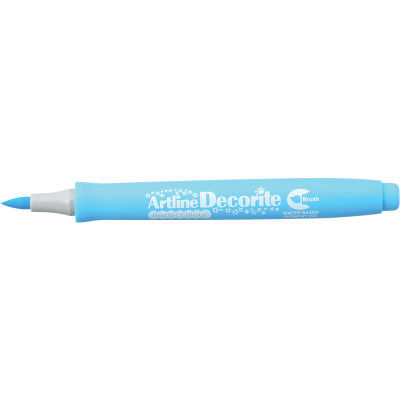Artline Decorite Brush Markers Pastel Blue Box of 12