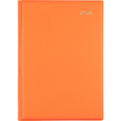Collins Belmont Colours Diary A5 Day to Page Orange